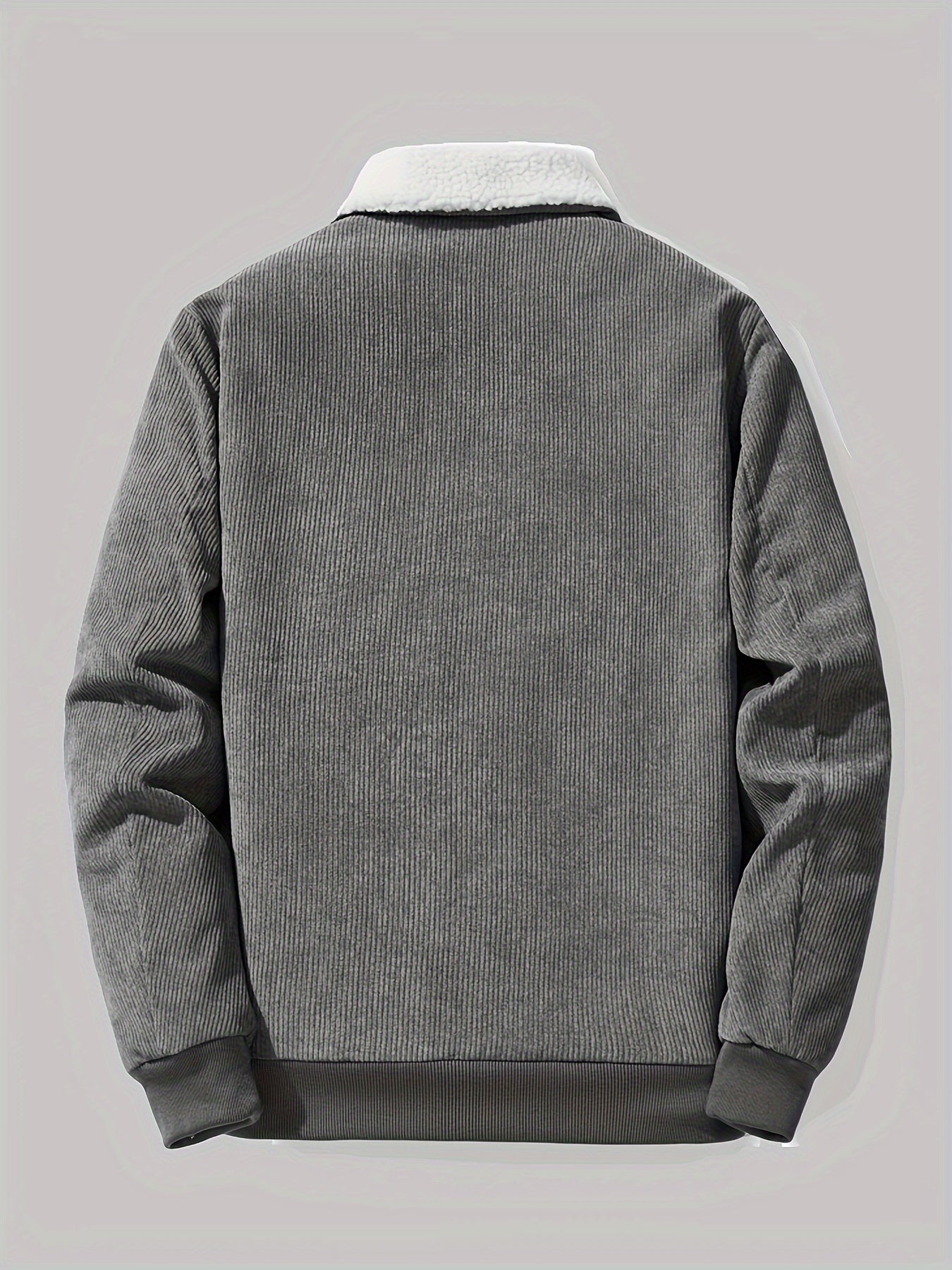 Giacca Invernale Uomo con Colletto a Revers Calda Stile Classico