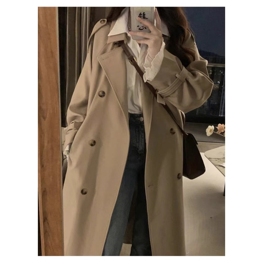 Trench Coat Donna Doppio Petto Lungo Classico - Brentozzi