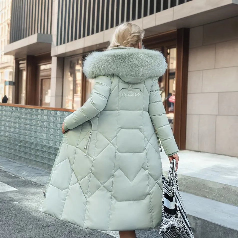Giacca Invernale Donna Imbottita Stile Classico Calda