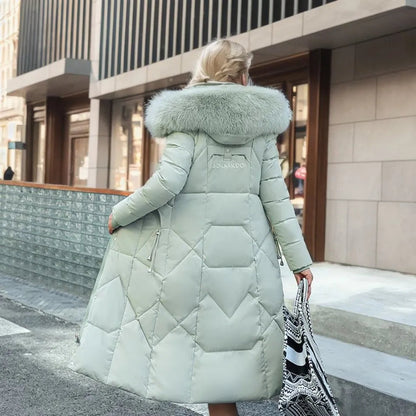 Giacca Invernale Donna Imbottita Stile Classico Calda