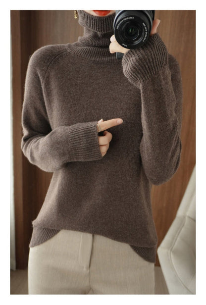 Maglione Donna in Cashmere Morbido Caldo Autunno Inverno