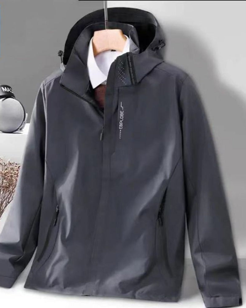 Giacca Donna Impermeabile con Cappuccio e Zip