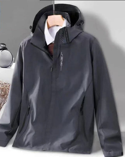 Giacca Donna Impermeabile con Cappuccio e Zip
