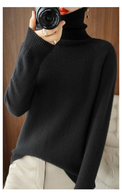 Maglione Donna in Cashmere Morbido Caldo Autunno Inverno
