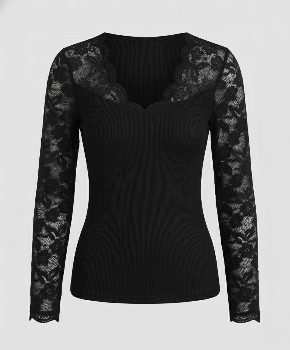 Body Donna in Pizzo Elegante Slim Fit