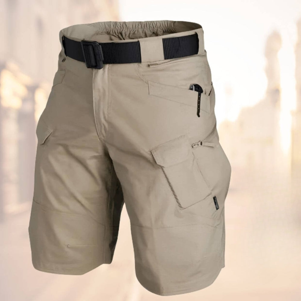 Bermuda Cargo Uomo con Cintura Zip e Tasche