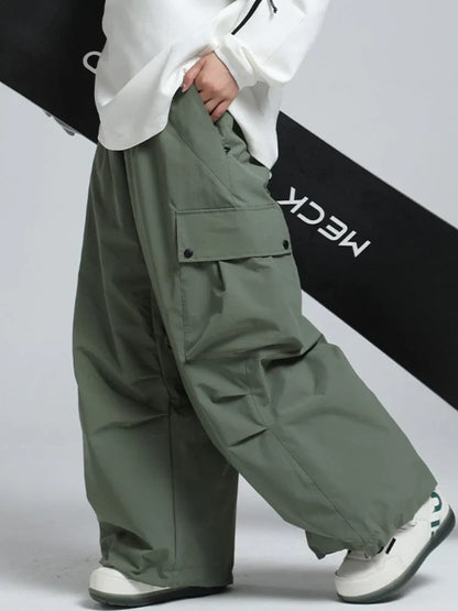 Pantaloni Uomo Invernali Tessuto Termico Vestibilità Ampia