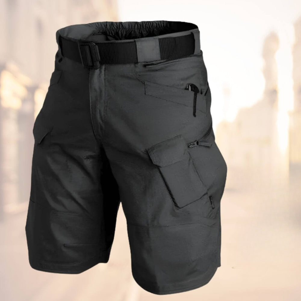 Bermuda Cargo Uomo con Cintura Zip e Tasche
