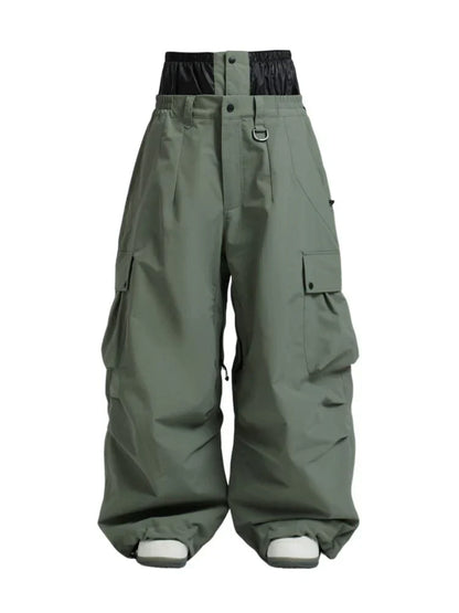 Pantaloni Uomo Invernali Tessuto Termico Vestibilità Ampia