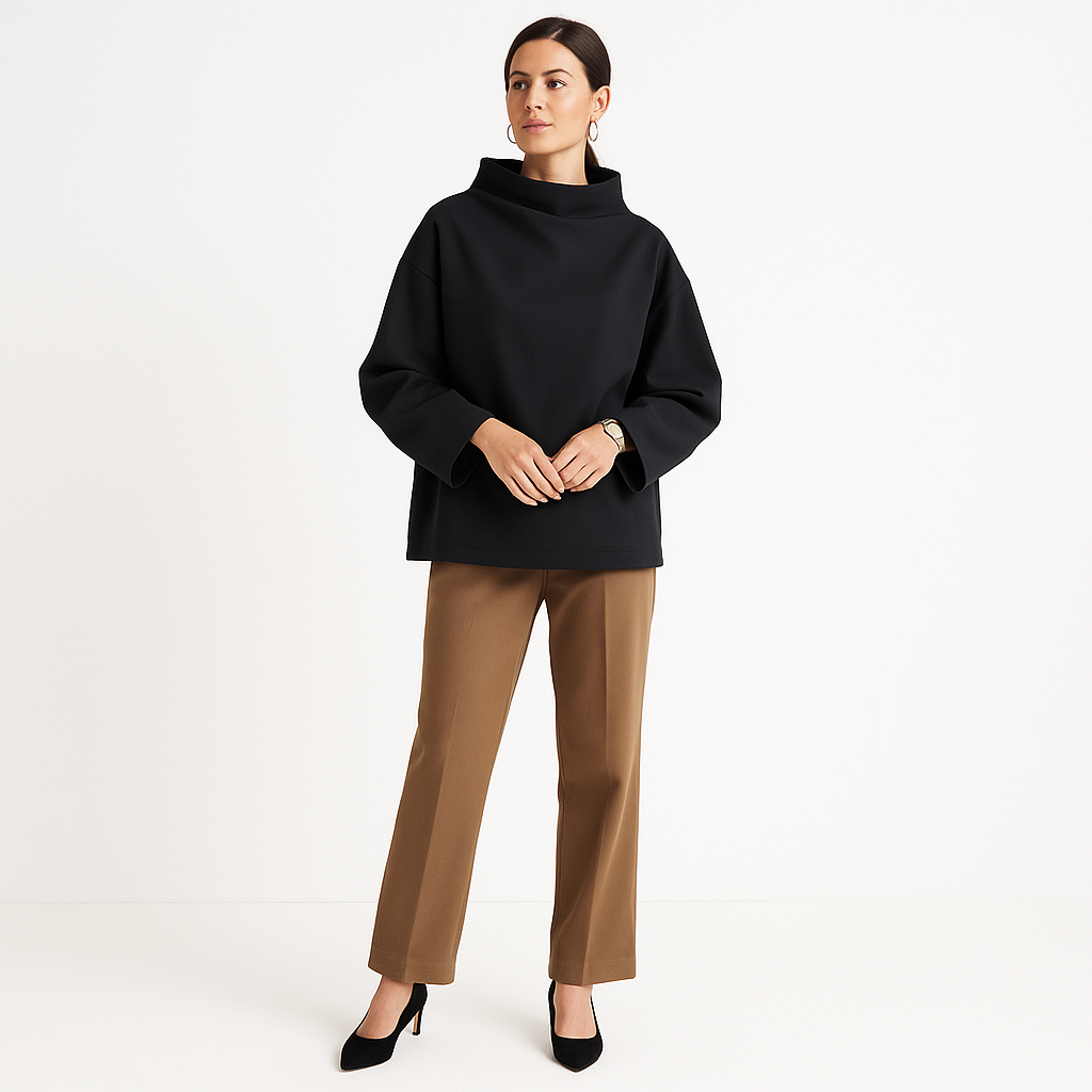 Maglione Donna Dolcevita Elegante Slim Fit - Brentozzi