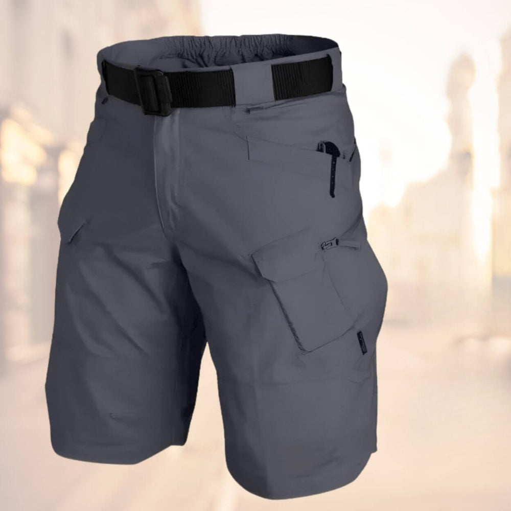 Bermuda Cargo Uomo con Cintura Zip e Tasche