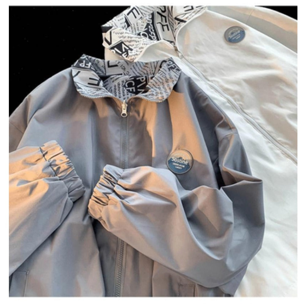 Giacca Donna Reversibile con Stampa Design Slim