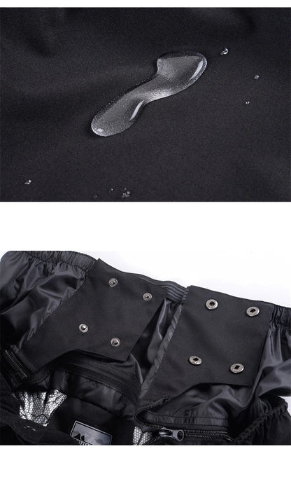 Pantaloni Unisex Tessuto Tecnico Zip Vestibilità Funzionale