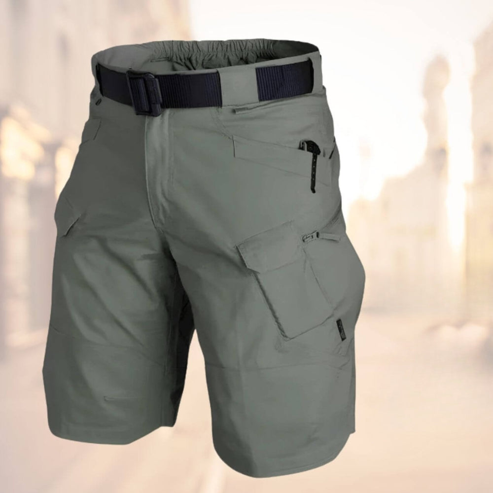 Bermuda Cargo Uomo con Cintura Zip e Tasche
