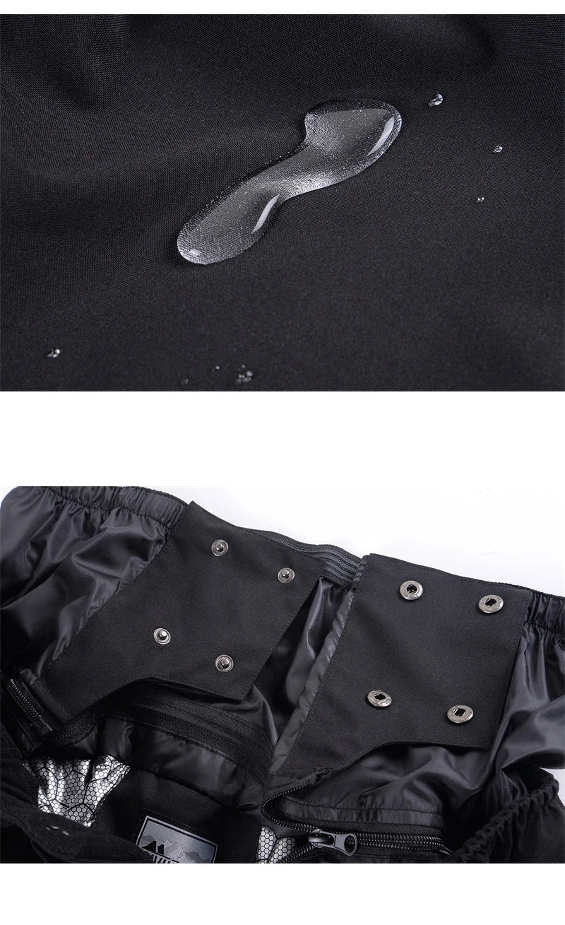 Pantaloni Unisex Tessuto Tecnico Vestibilità Regolare Chiusura