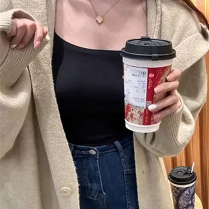 Cardigan Lungo Donna in Maglia con Cappuccio