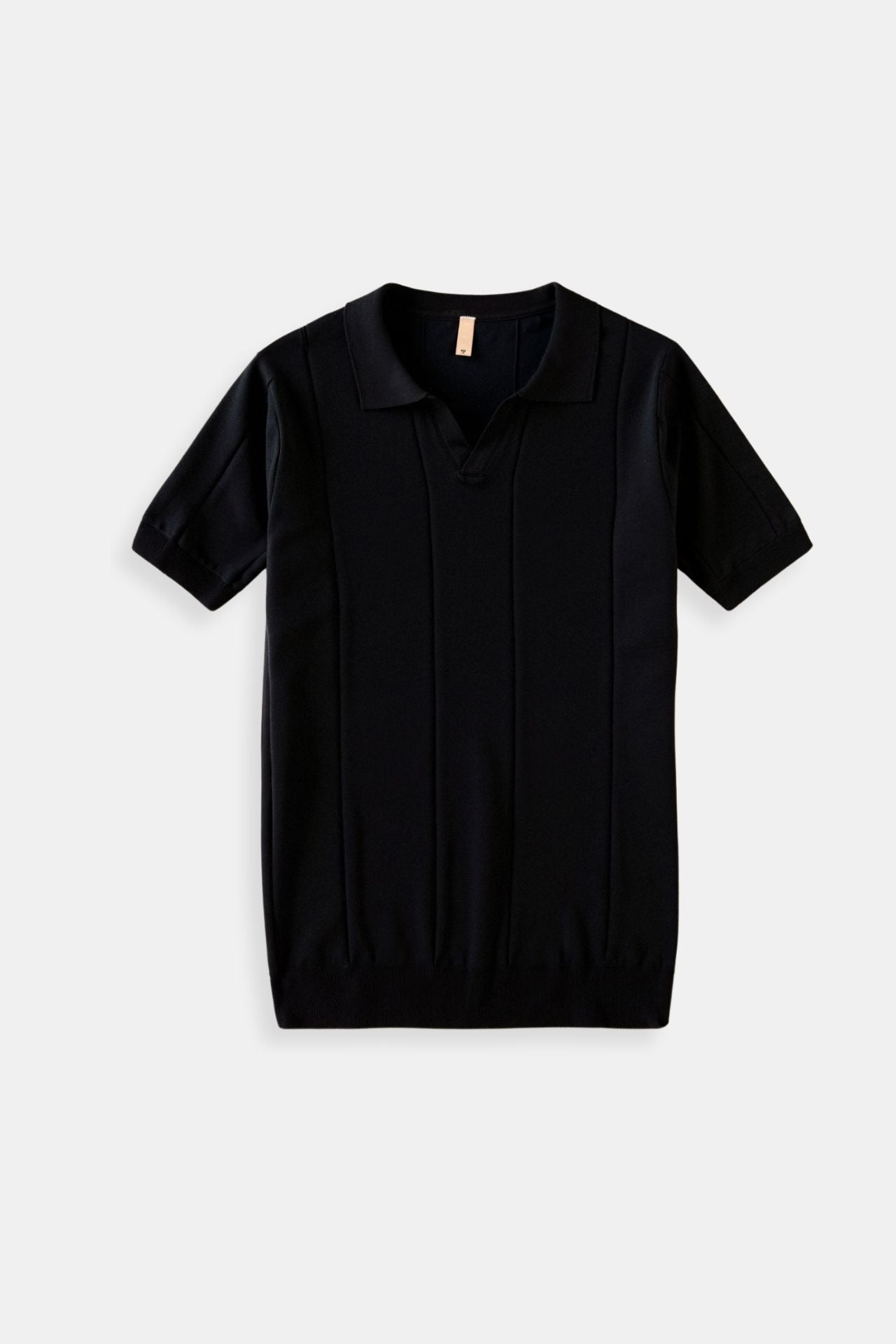 Polo Uomo Maglia a Coste Vestibilità Classica