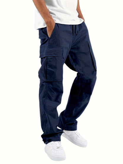 Pantaloni Cargo Uomo Baggy Lunghezza Lunga