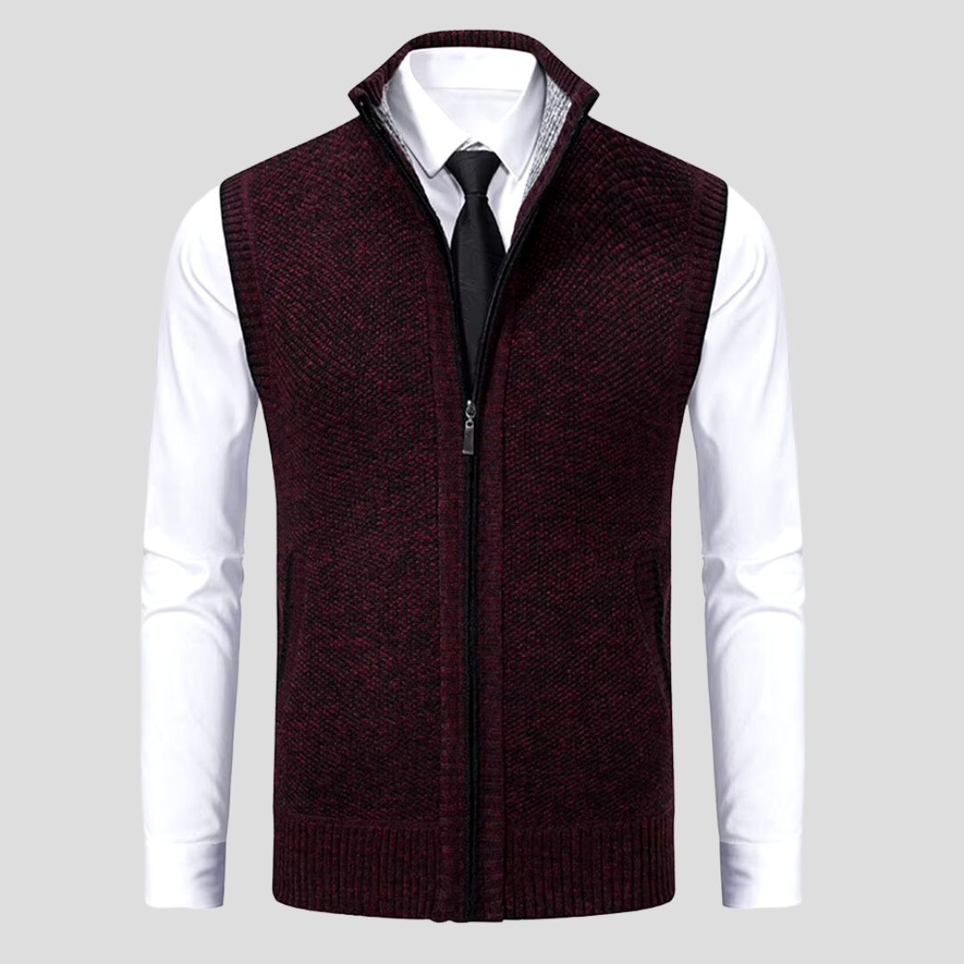 Gilet Uomo Classico Senza Maniche Autunno Inverno