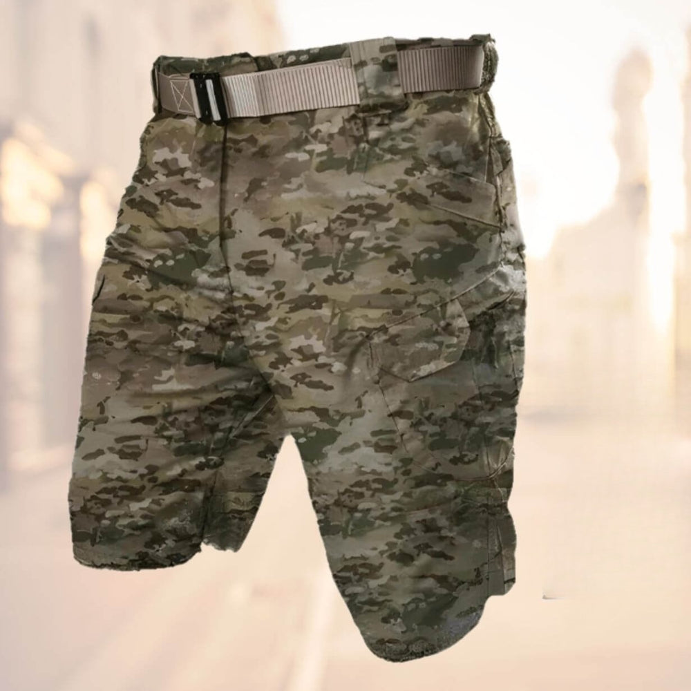 Bermuda Cargo Uomo con Cintura Zip e Tasche