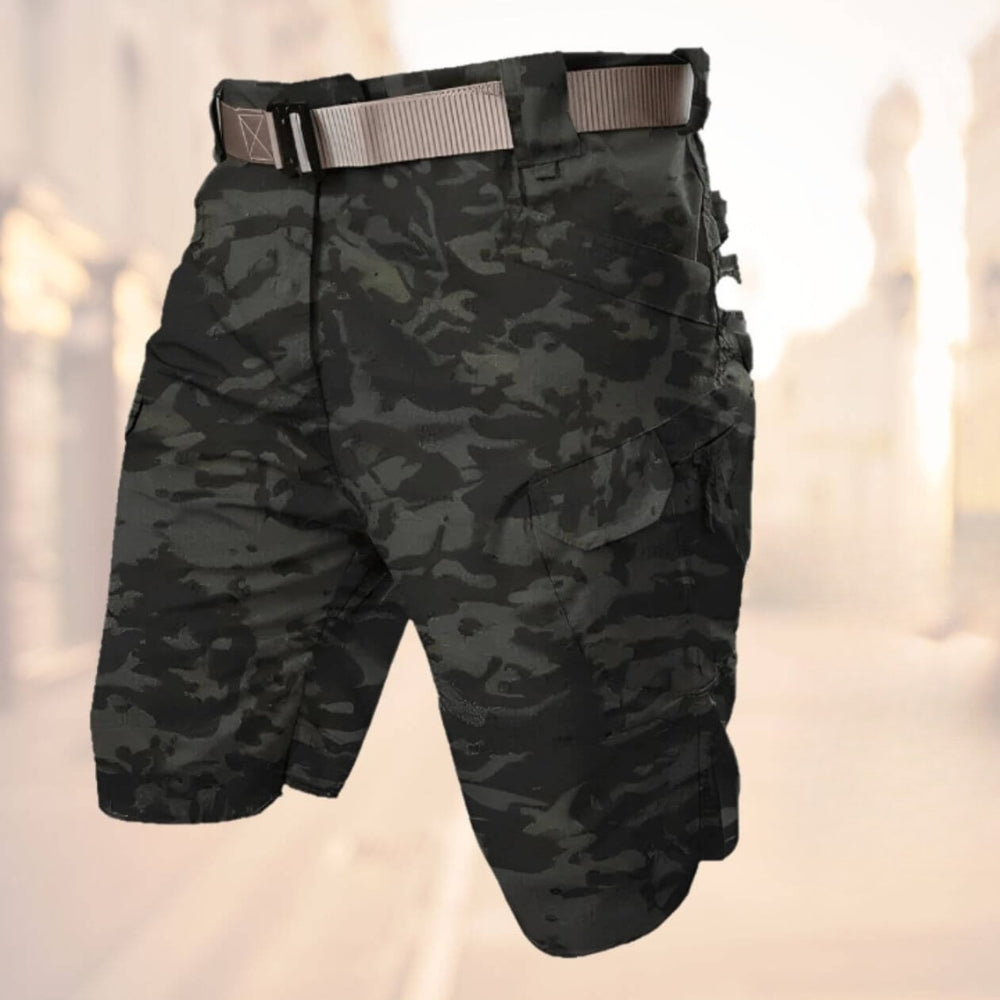 Bermuda Cargo Uomo con Cintura Zip e Tasche