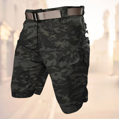 Bermuda Cargo Uomo con Cintura Zip e Tasche