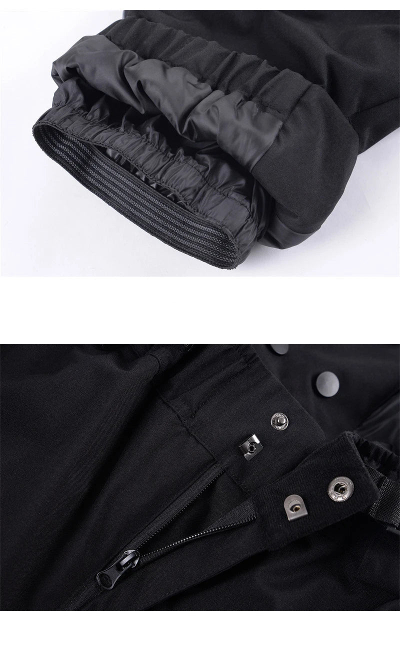 Pantaloni Unisex Tessuto Tecnico Zip Vestibilità Funzionale