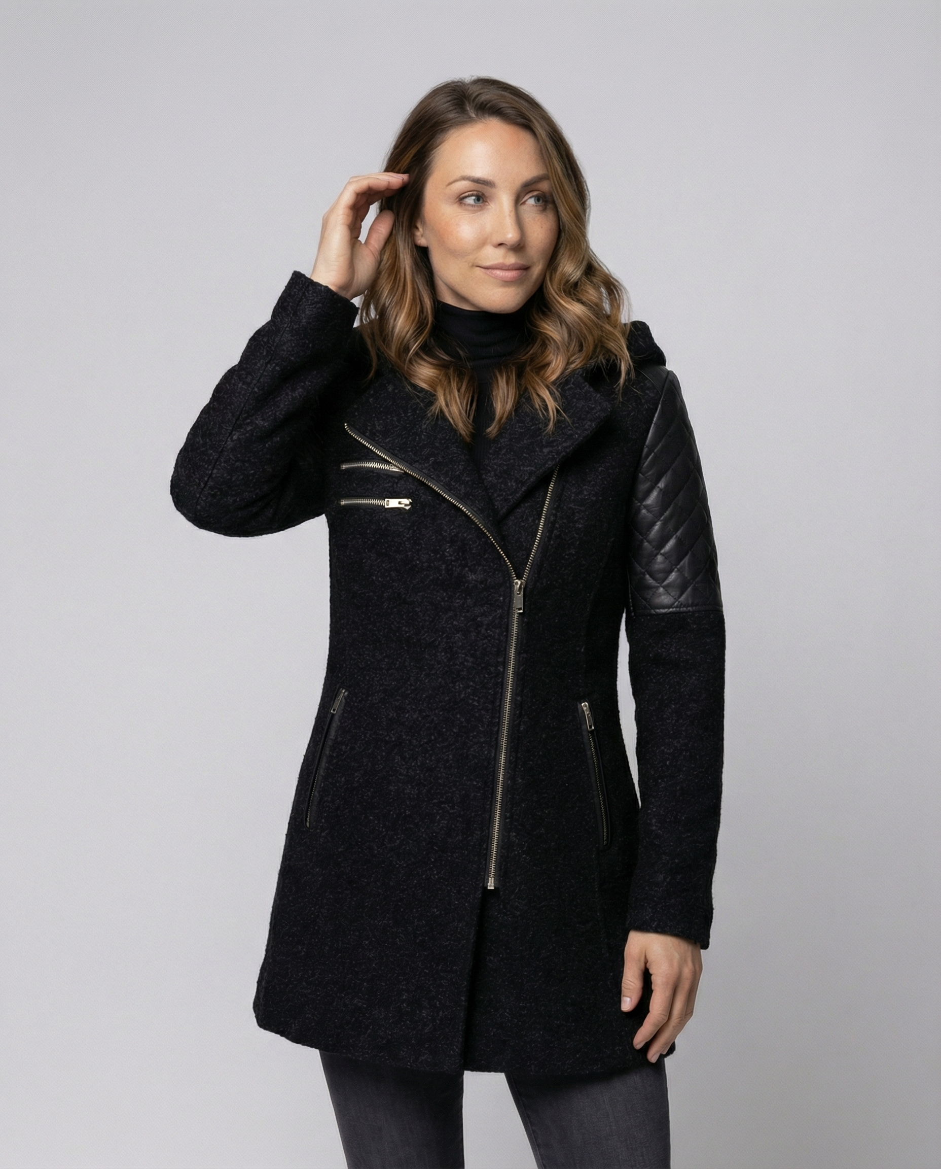 Giacca Invernale Donna Elegante Classica - Brentozzi