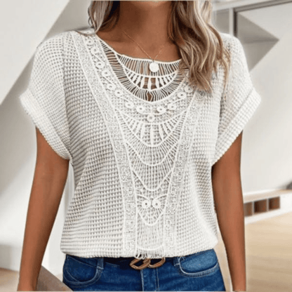 Donna Boho Manica Corta Estate