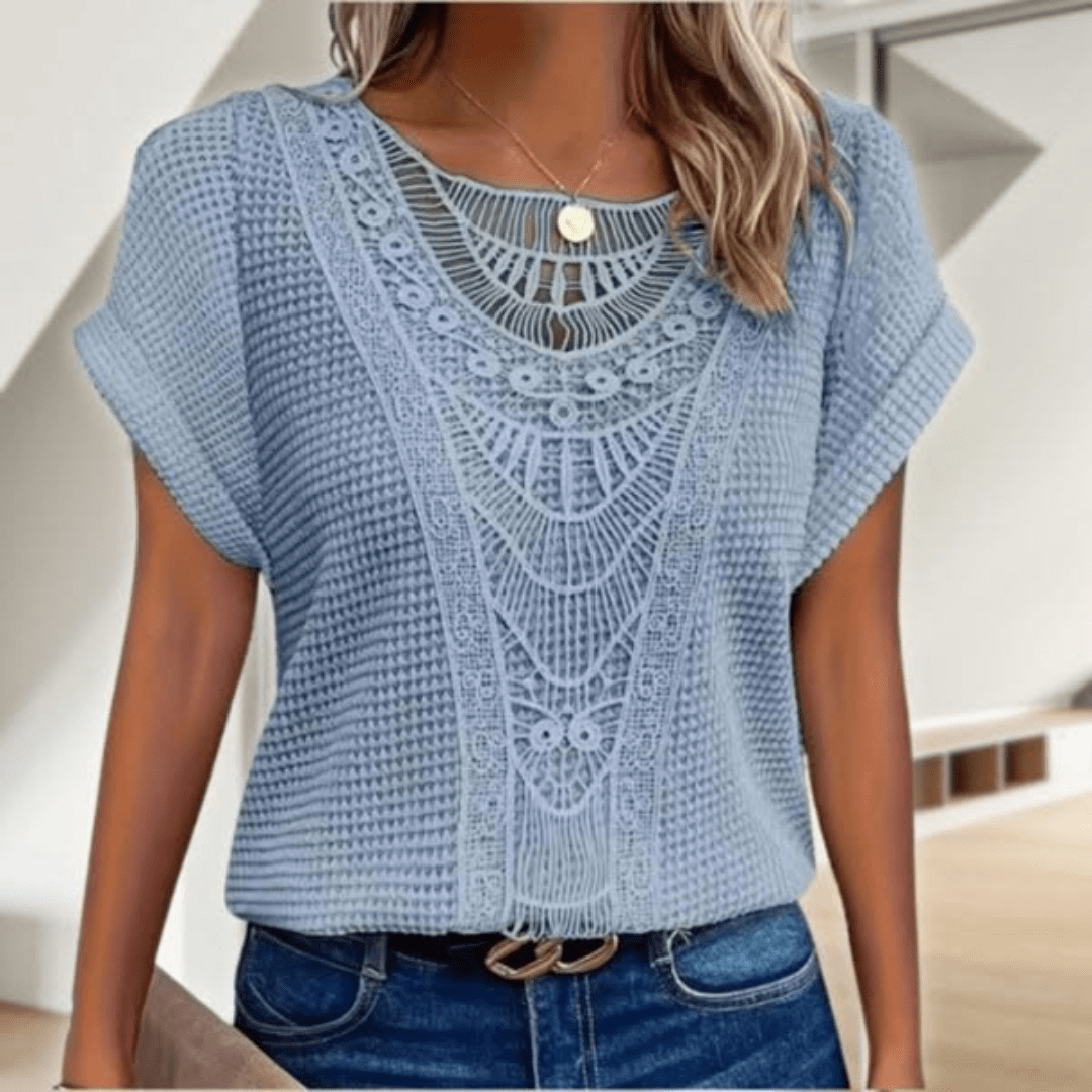 Donna Boho Manica Corta Estate