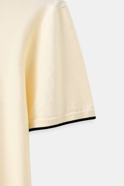 Polo Uomo con Dettagli a Contrasto Stile Elegante