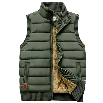 Gilet Uomo in Pile Corto