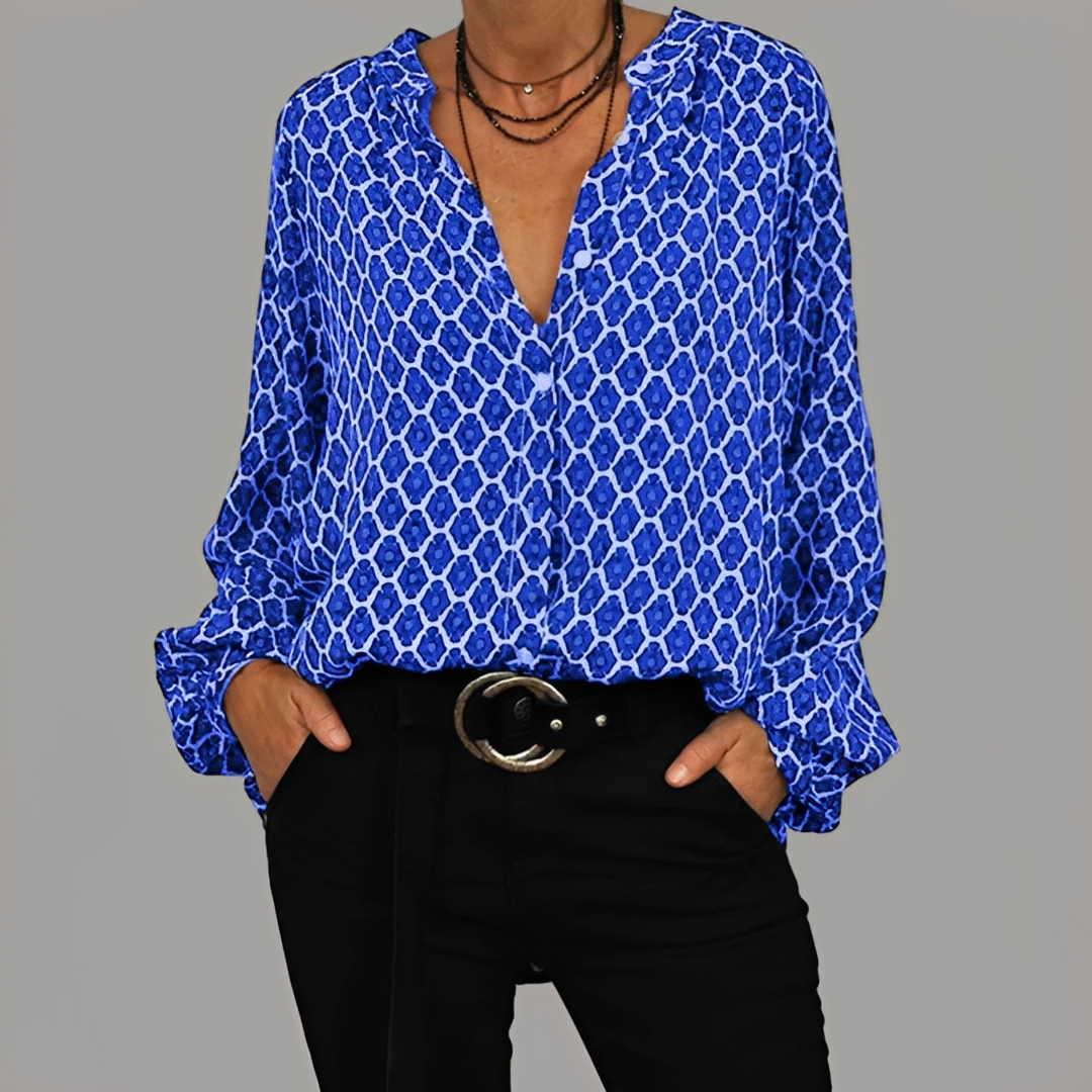 Blusa Donna Elegante Stile Classico