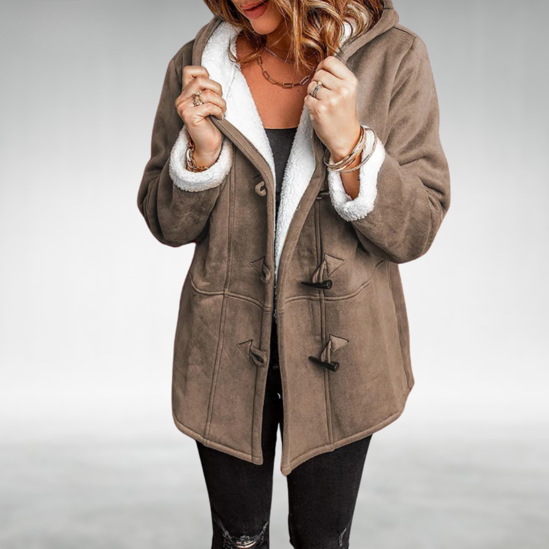 Giacca Donna con Fodera in Pile Calda