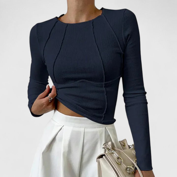 Maglia Manica Lunga Donna Slim Fit