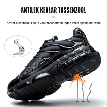 Scarpe Sicurezza Uomo Punta Acciaio Leggere Antiscivolo Ammortizzate