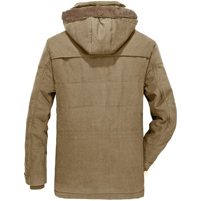 Giacca Imbottita Uomo Outdoor con Cappuccio Invernale