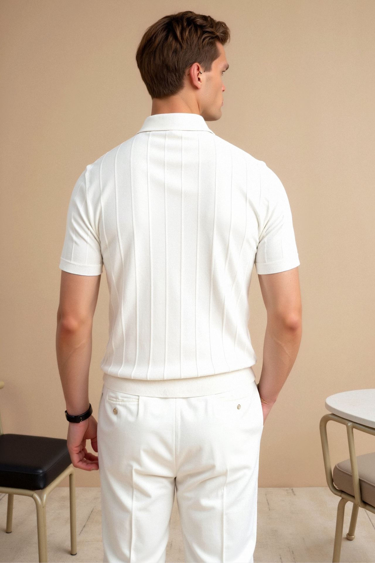 Polo Uomo Minimalista e Classica Vestibilità Regular