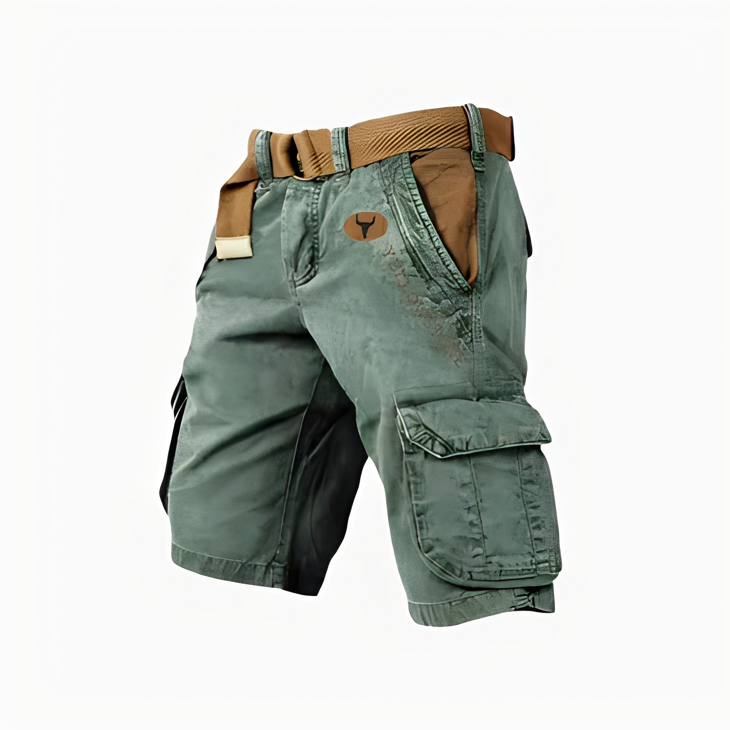 Bermuda Cargo Uomo Comodi Tasche Multiple