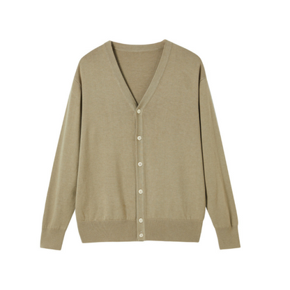 Cardigan Uomo Maglia con Apertura Frontale