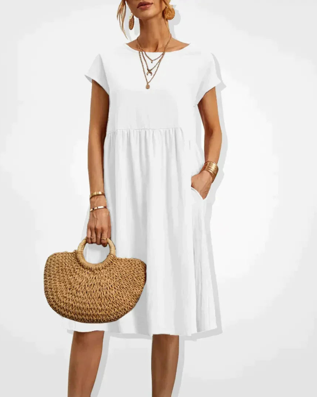 Abito Midi Donna Estivo Stile Italiano - Brentozzi