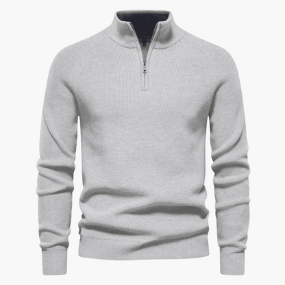 Maglione Uomo in Maglia Morbida con Zip