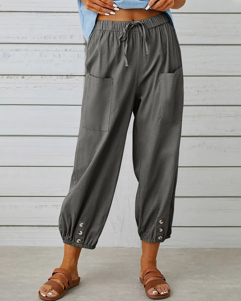 Pantaloni Cargo Donna Estivi Comodi