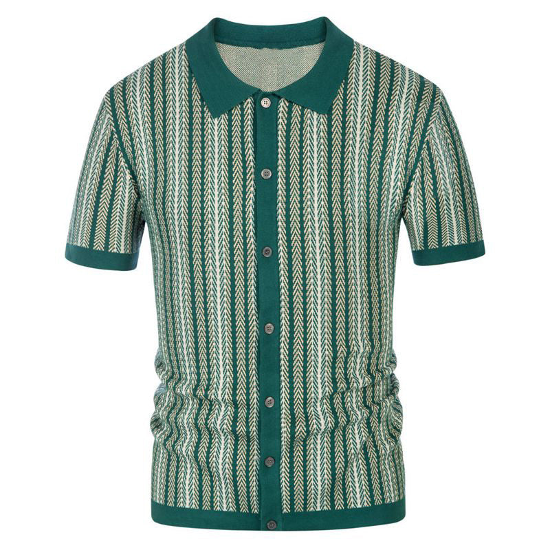 Polo Uomo con Bottoni Stile Classico Manica Corta - Brentozzi