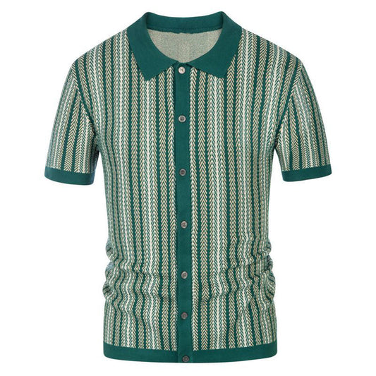 Polo Uomo con Bottoni Stile Classico Manica Corta - Brentozzi