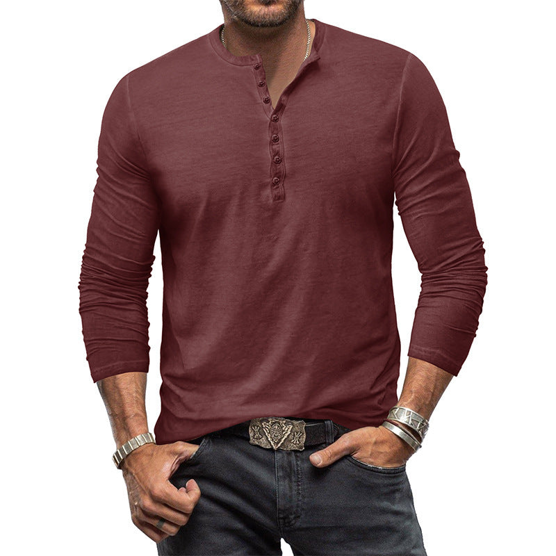 Camicia Uomo a Manica Lunga Stile Casual