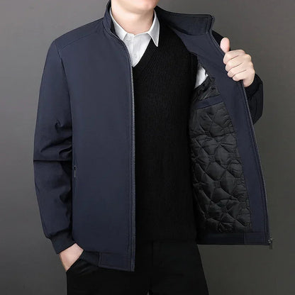 Giacca Invernale Uomo Collo Alto Calda e Elegante
