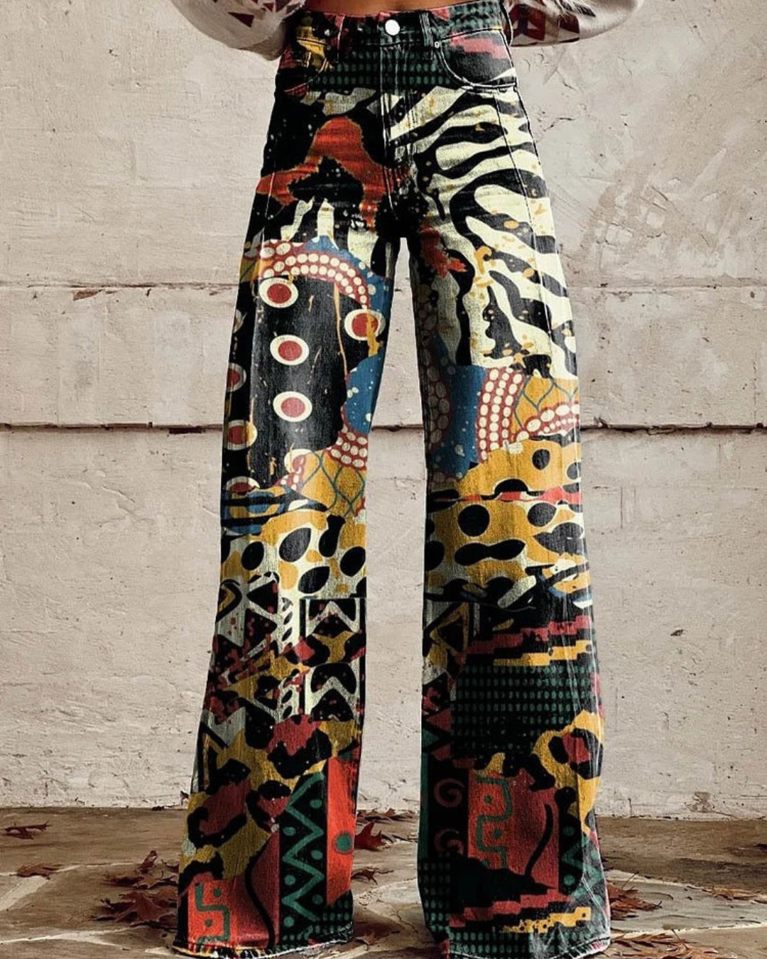 Pantaloni Baggy Donna Vestibilità Ampia