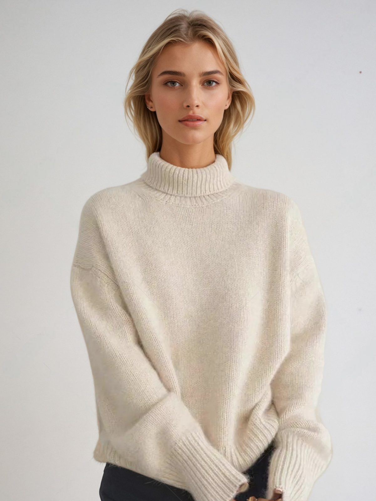 Maglione Dolcevita Donna Vestibilità Regolare - Brentozzi