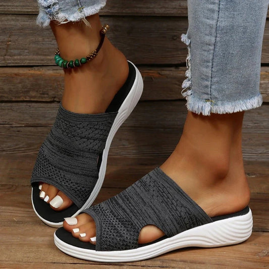 Sandali Donna Orthopedici Slip-On Comodi - Brentozzi